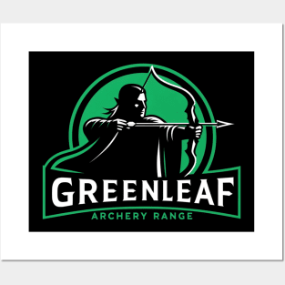 Greenleaf Archery Range - Green and Black - Fantasy Posters and Art